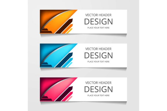 Abstract Geometric Design Banner Web Template: A Versatile Tool for Modern Visual Communication