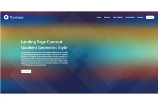 Abstract Modern Background and Vector of Template Web Header with Gradient Mesh Background Feature