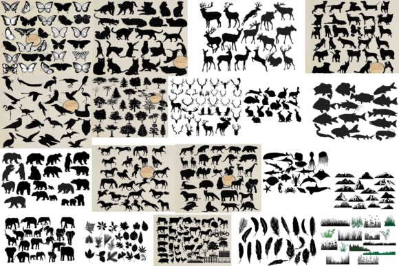 Big Animal Silhouette Bundle: A Strategic Resource for Creative Professionals