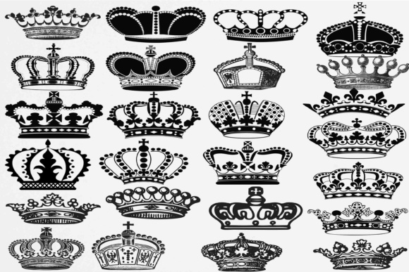 Crown Silhouette: Creative Design Tool