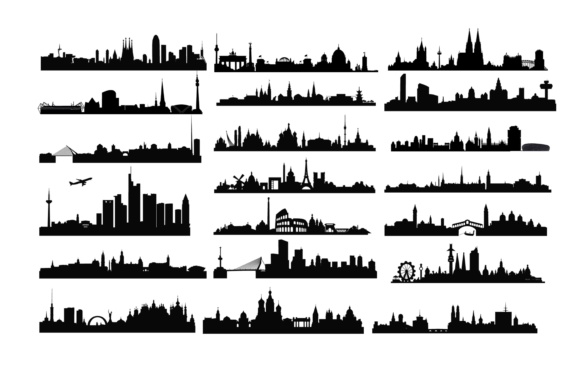 Europe City Skyline: A Creative Resource for Designers and Enthusiasts