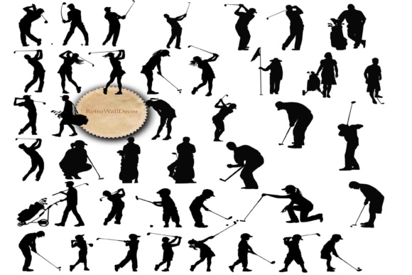 Golf Silhouettes: Creative Assets for Designers and Enthusiasts
