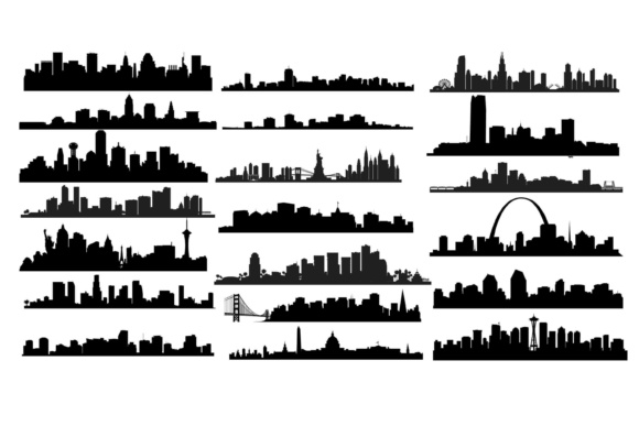 US City Skyline: A Versatile Resource for Designers and Creatives